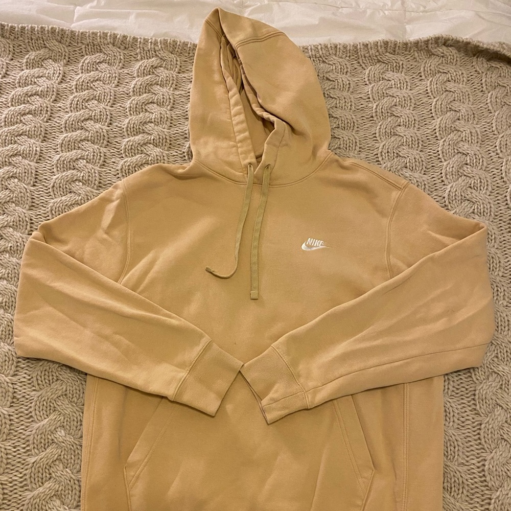 Nike Mustard Colored Hoodie! Size medium